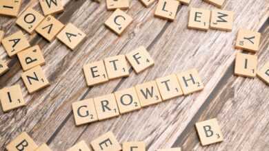 etf growth, tiles, letter tiles